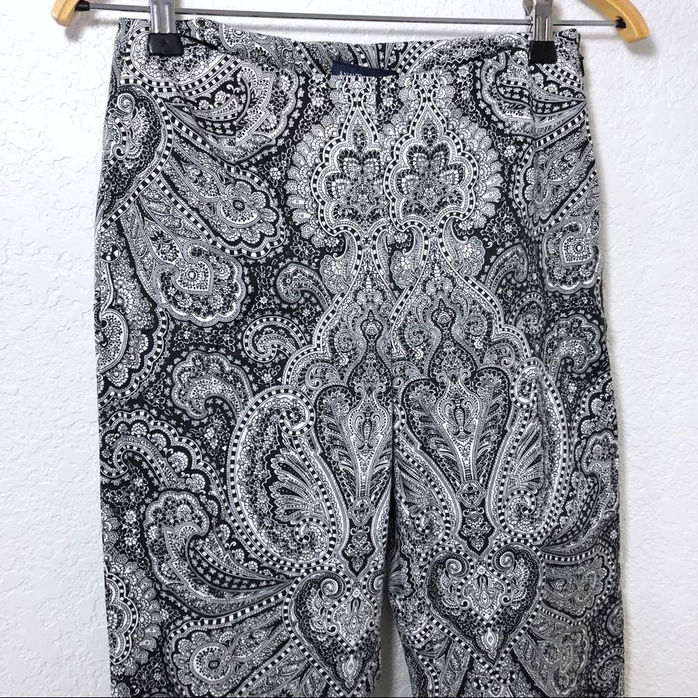 3/$30 Ann Taylor 2 Ankle Boho Patter Pants - Picture 6 of 7